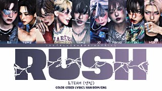 Download Lagu \u0026TEAM [앤팀] “Rush”Lyrics [Color Coded Han_Rom_Eng] MP3