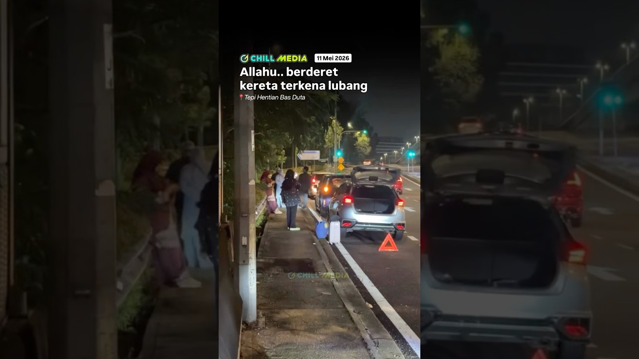 Bederet kereta terkena
