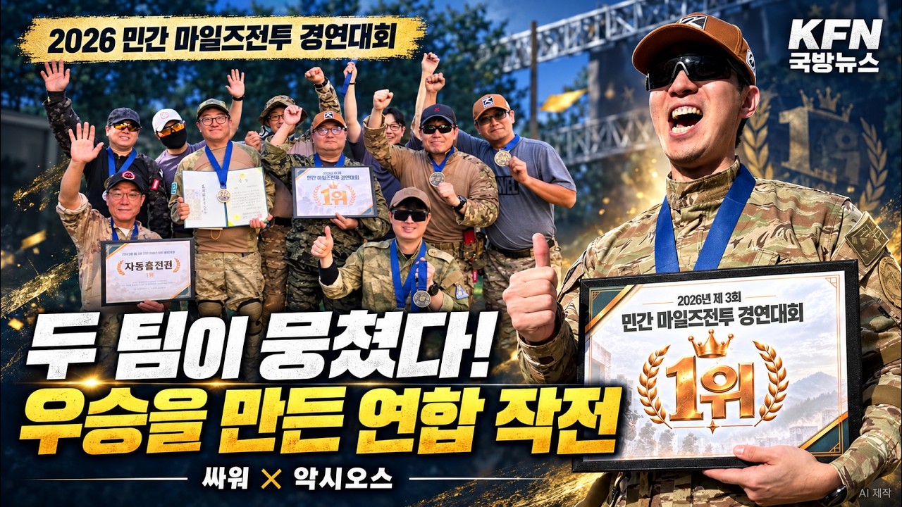 두 팀이 뭉쳤더니 우승! 민간 마일즈전투 승부 가른 ‘연합 작전’|싸워·악시오스