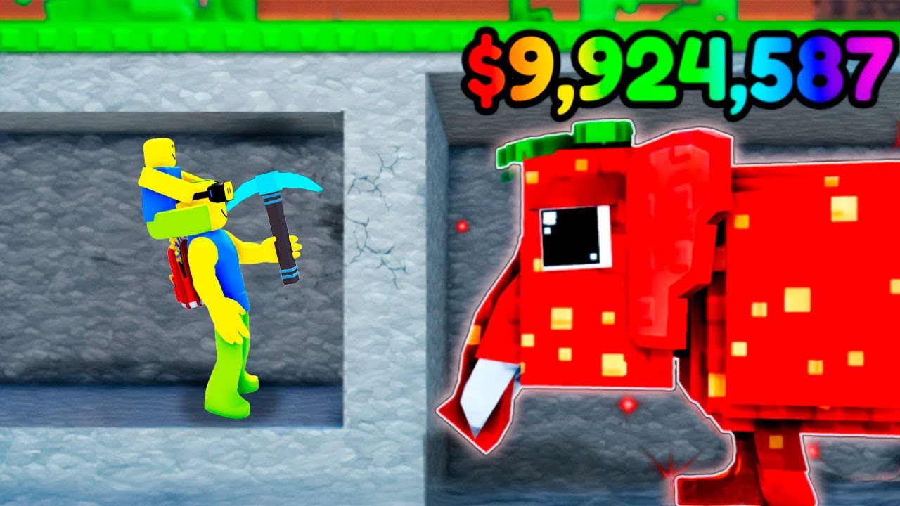 HE MINADO ⛏️ PARA DESBLOQUEAR A LOS BRAINROTS LEYENDA en Roblox