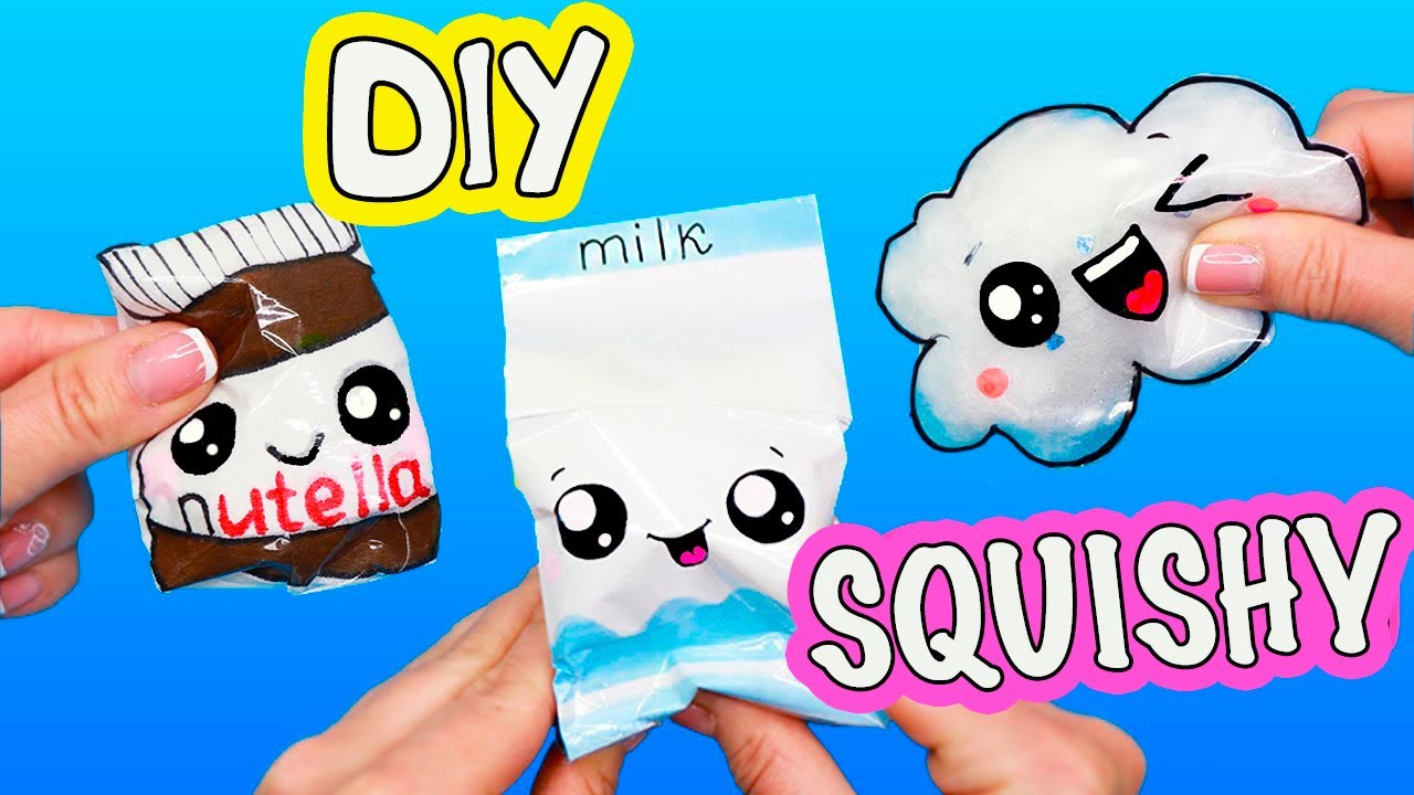 DIY PAPER SQUISHY - 3 easy ways! - YouTube