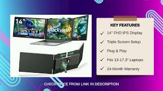 Blackview Laptop Screen Extender DCM5 Review Is This Portable Triple Monitor Worth It