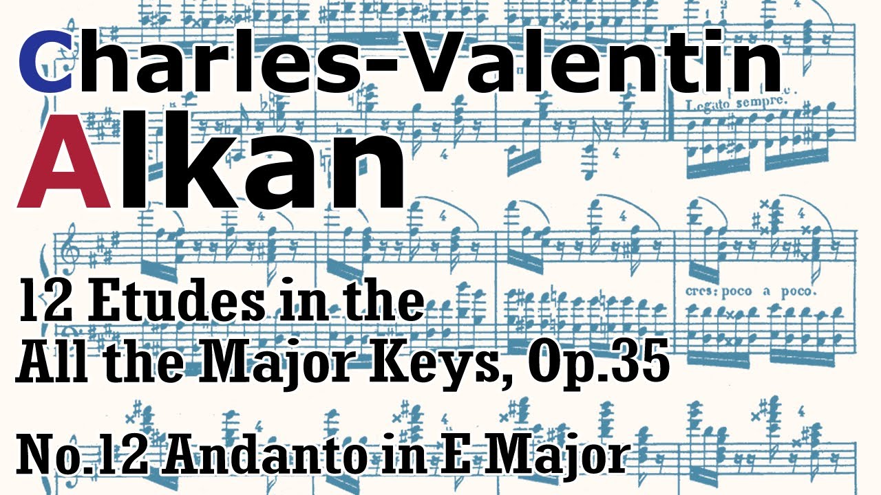 Alkan: Etude No.12 in E Major (from 