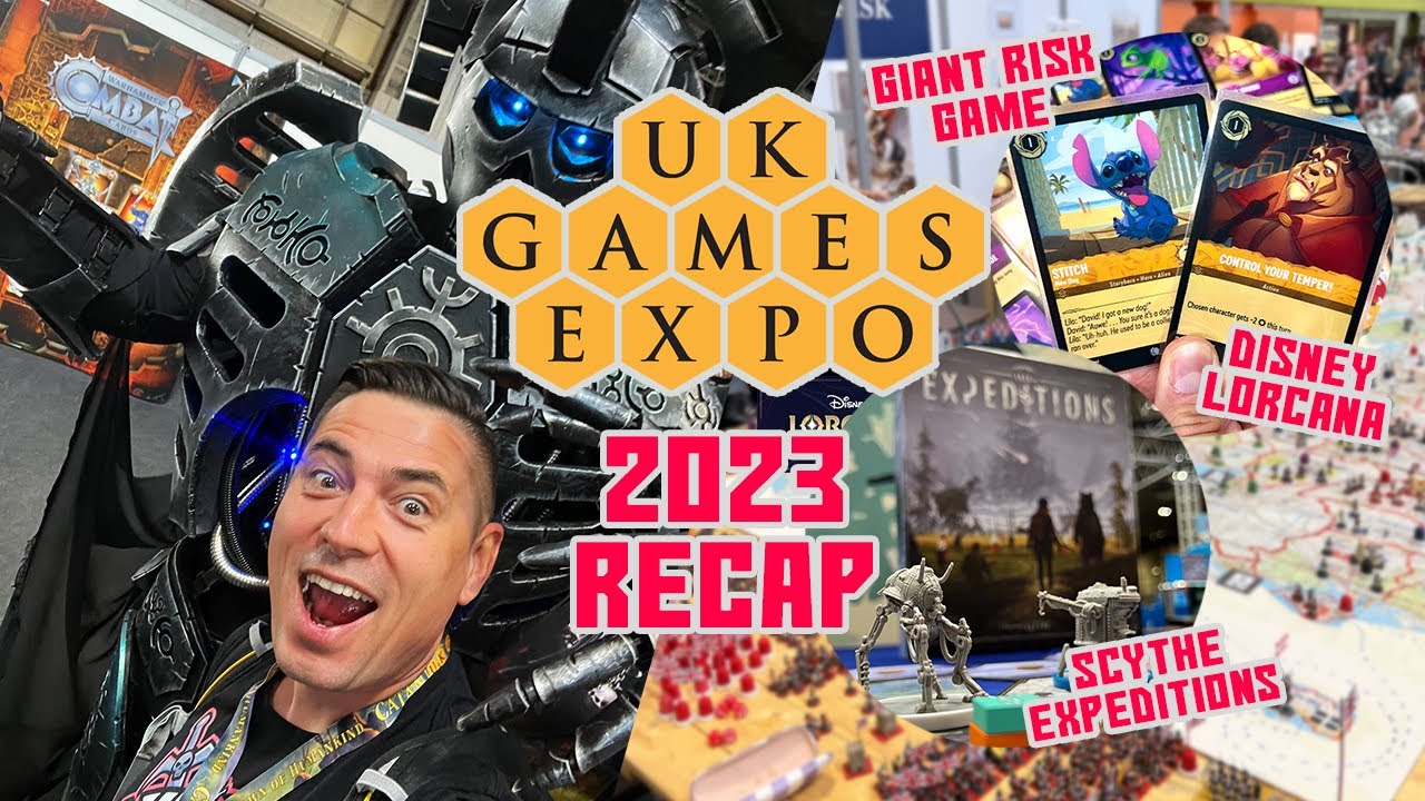 Giant Risk UK GAMES EXPO 2023 RECAP including Scythe Expeditions, Giant Risk Game ...