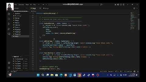 MEMBUAT APLIKASI  GUDANG SEMBAKO MENGGUNAKAN JAVASCRIPT ES6 DI VISUAL STUDIO CODE