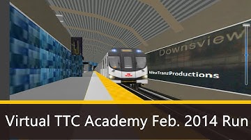 [HD] OpenBVE Virtual TTC Academy Multiplayer Feb. 2014 Run