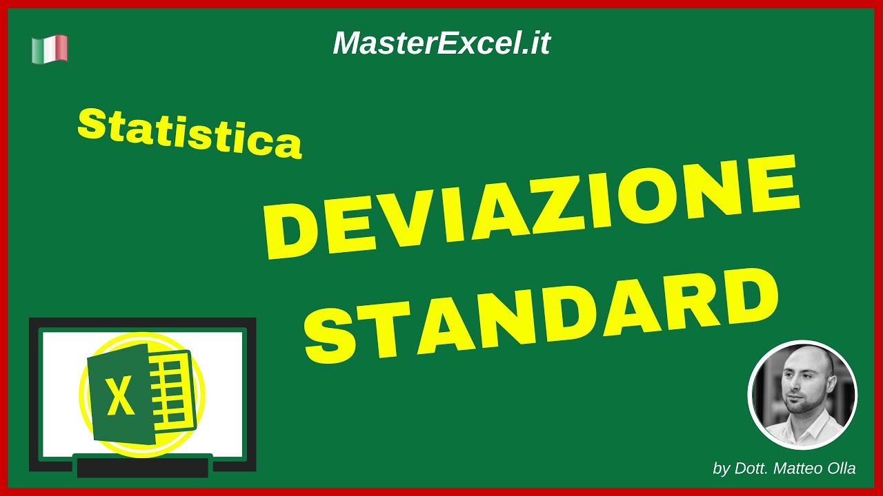 MasterExcel.it Funzioni Excel di Statistica (parte 3) Deviazione Standard Excel, come