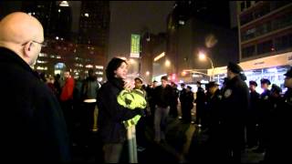 ELOQUENT OCCUPIER Daniel Murphy's 3 minute rant to line of NYPD @ Union Square #OWS 3/22/12