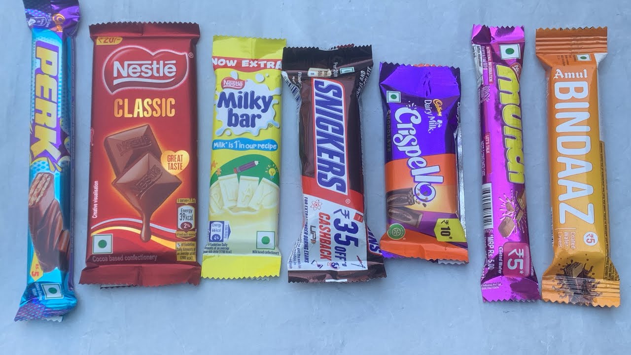 Perk vs classic vs milky bar vs snickers