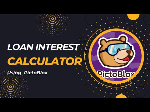Loan Interest Calculator || using PictoBlox || Python coding || Activity Day 01