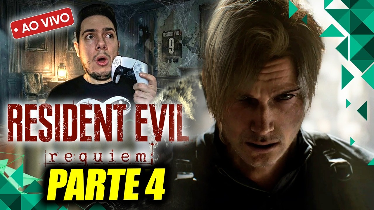 RESIDENT EVIL REQUIEM: Jogando pela PRIMEIRA VEZ! Parte 4 (PS5 base)