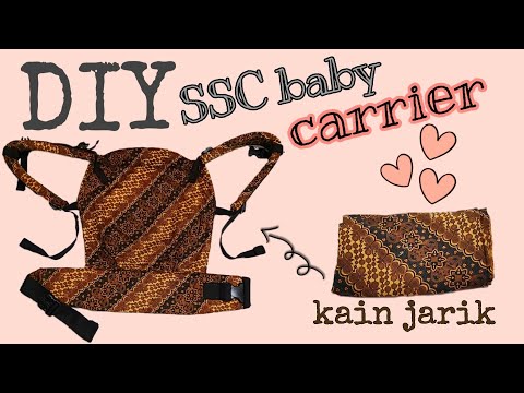 DIY baby carrier, membuat sendiri gendongan bayi,ssc baby carrier ayu bintari dapur