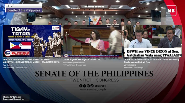 LIVE: Senate holds plenary session | Dec. 15