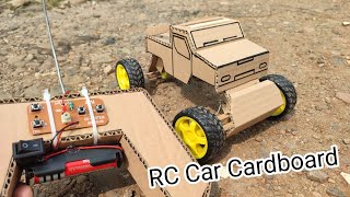 Cara Membuat RC Mobil Jeep dari Kardus | RC Car Jeep from Cardboard