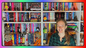 Reorganising my messy bookshelves // home library book shelf tour