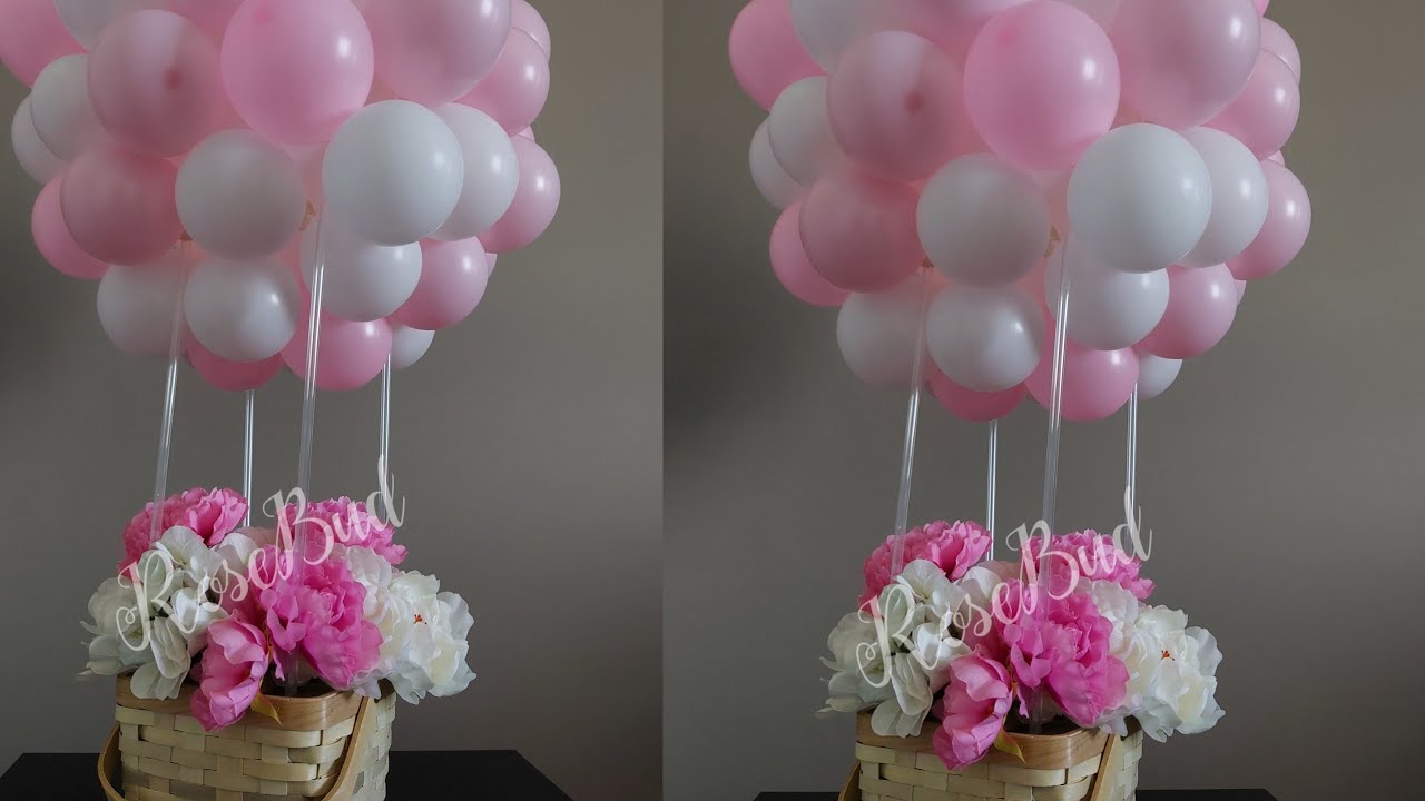 Hot Air Balloon Centerpiece DIY // Balloon Centerpiece with