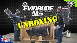 UNBOXING: Evinrude E-TEC 90 Outboard (2020)