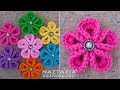 DIY Tutorial - How to Crochet Kanzashi Flower - Flowers of Japan