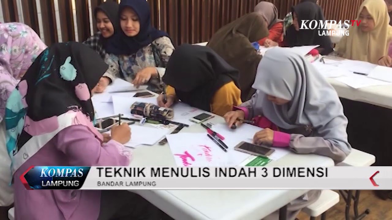 TEKNIK MENULIS INDAH 3 DIMENSI