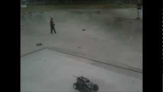 Two Rustler Vxl Playing At The Local Skatepark
