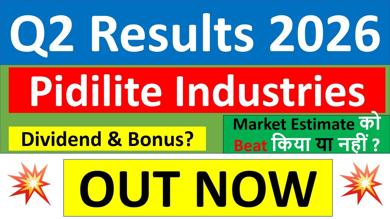 Pidilite Industries Q2 results 2026 | Pidilite results today | Pidilite ...