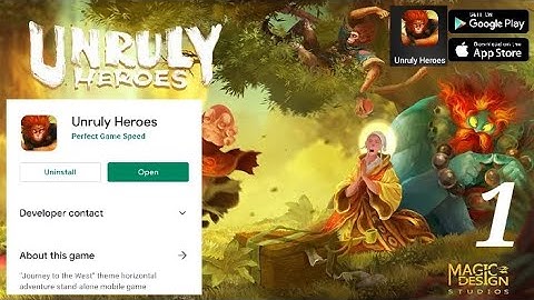 Unruly heroes gameplay | unruly heroes gameplay walkthrough part 1 (Android/iOS)..🎮