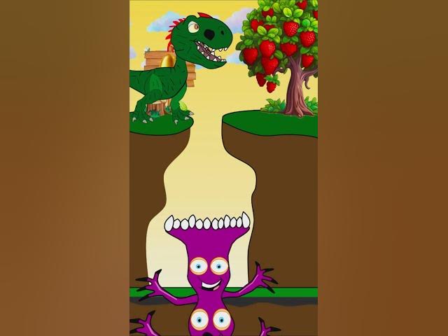 Outline Video Sonic - Two-Headed Purple Monster #cartoon #shorts  #funnycartoon