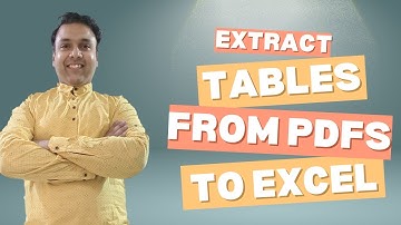 Extract Tables from PDF to Excel Using Python and Camelot | Step-by-Step Guide with Code