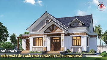 MẪU NHÀ CẤP 4 ĐẸP | Mẫu nhà cấp 4 mái thái đầy ấn tượng tại Móng Cái | Kiến trúc 365