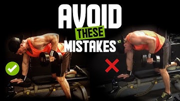 How To Do Bent Over Rows Correctly For Beginners (AVOID 6 COMMON MISTAKES) | LiveLeanTV
