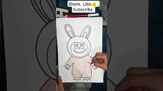 Labu Bu In Bunny Suit Cute Drawing For Kids