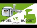 Angel Saftpresse vs. Budget Entsafter