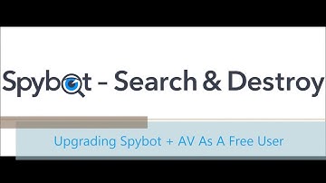 Spybot : Upgrading to Spybot + AV As A Free User