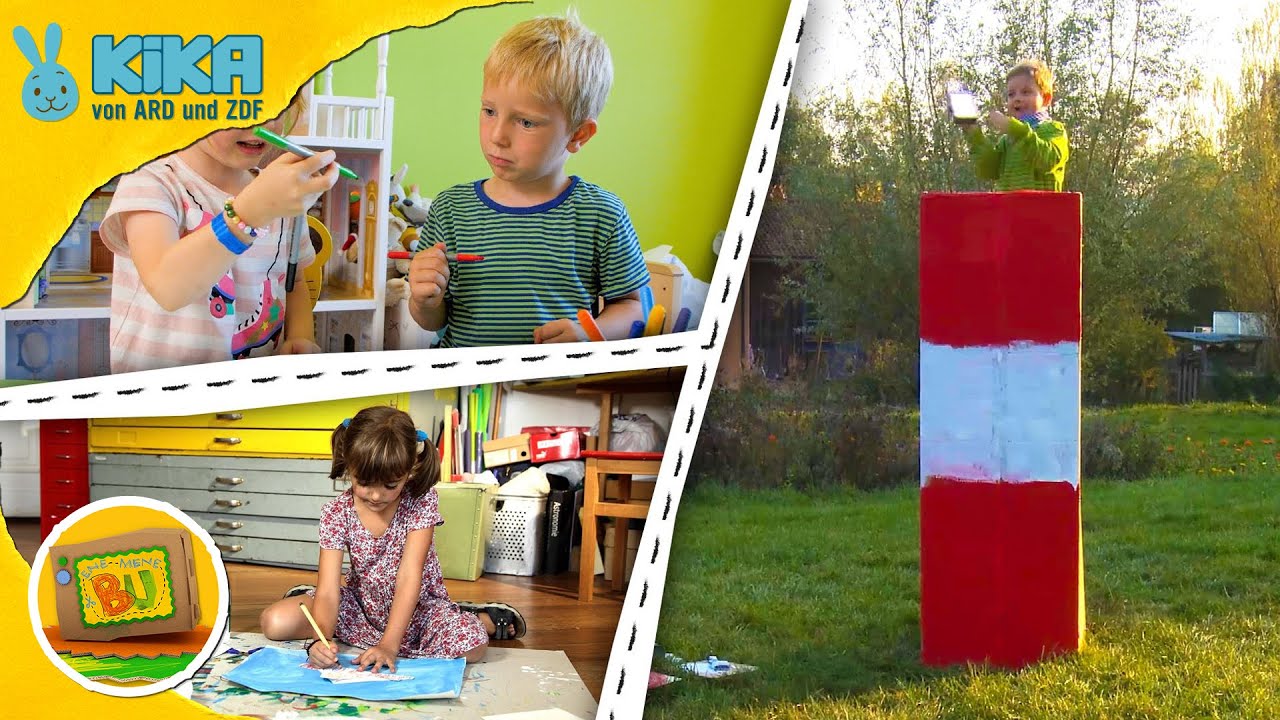 Urlaub: Wir malen Boote, Zelte und basteln einen Leuchtturm | ENE MENE BU