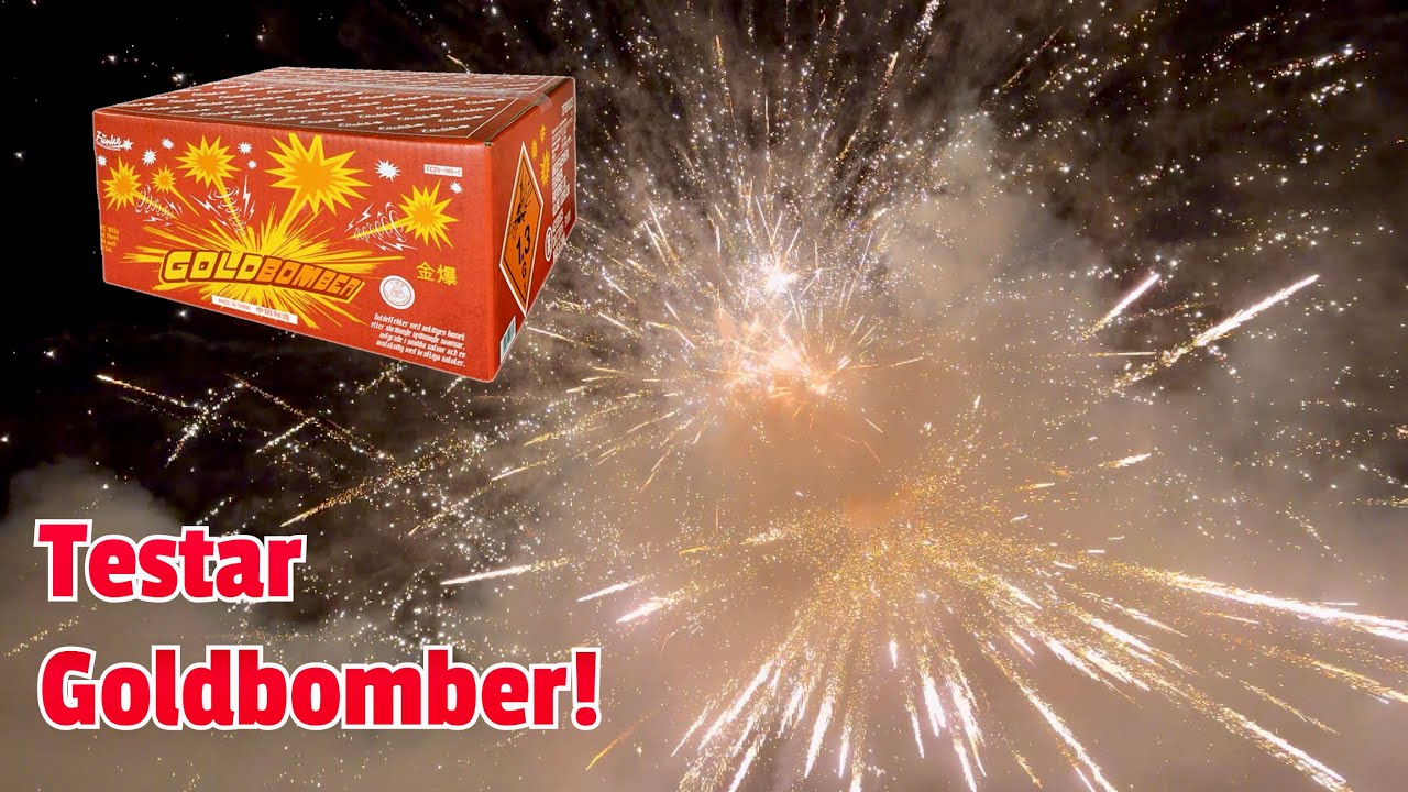 Året bästa fyrverkeri compound! Goldbomber från Funke!