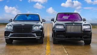 Download lagu Rolls-Royce Cullinan v Bentley Bentayga: DRAG RACE
