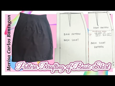 How To Draft A Basic Skirt Pattern - anicka.design