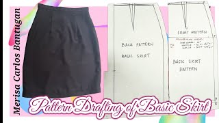 Learn the Easy Way of Drafting Basic Skirt Pattern