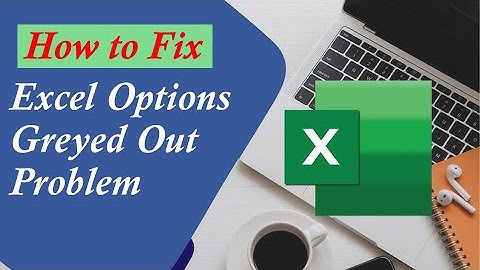 Excel Options Greyed Out Problem | Simple Fix That Actually Works! | Excel Tech & Tricks