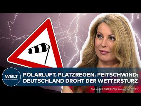 COLD FRONT HITS GERMANY: Thunderstorms, gale-force winds, and 50 liters of rain imminent