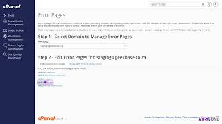 Full How to Create a Custom 404 Error Page in cPanel with Aura One News