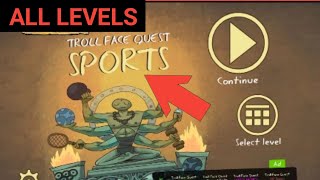 Troll Face Quest Sports Puzzle All Levels - Gameplay Walkthrough