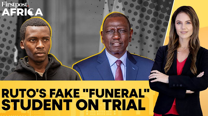 Kenyan Student Faces Trial for Fake Post About President Ruto's Death | Firstpost Africa | N18G