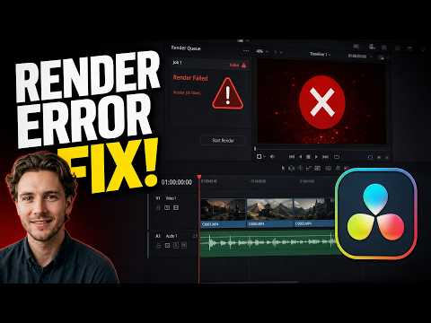 How To Fix Render Error In DaVinci Resolve | Fix DaVinci Resolve Render Job Failed