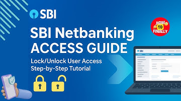 SBI Lock/Unlock User Access | SBI User Access Lock/Unlock | SBI Internet Banking