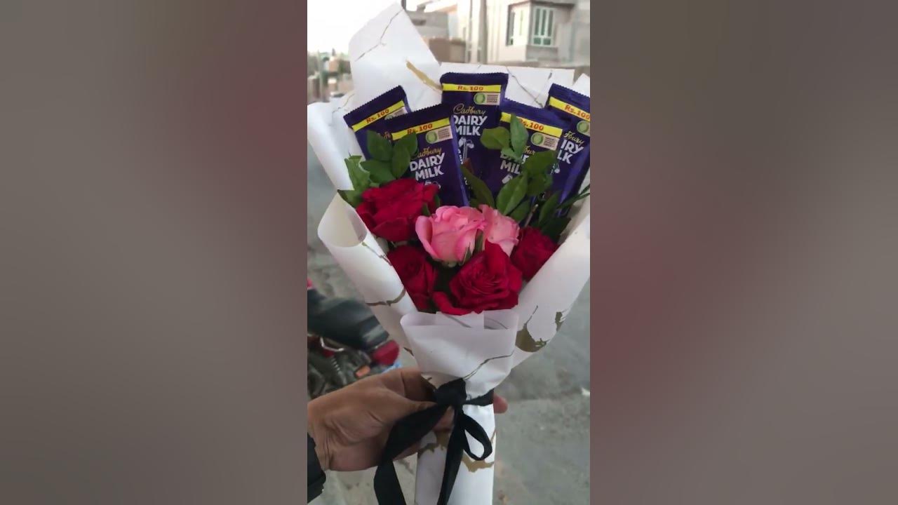 chocolate bouquet #flowers #flowergift #rsservices #bouquet #roses #deliveryservice #wife #love #گل