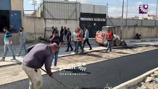 القيام بتعبيد دوار ربيح الخندقجي" اليونس" في مدينة طولكرم