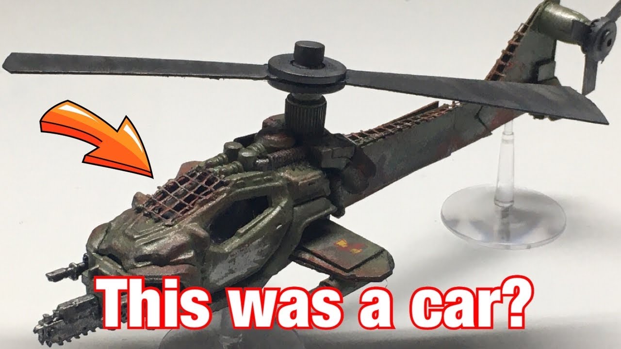How to build a Custom made Helicopter out of a Matchbox Car - Full Build Guide