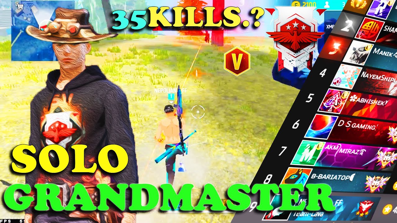 Grandmaster Pushing Top 1 In Solo | Rank Push Tips And Tricks - YouTube
