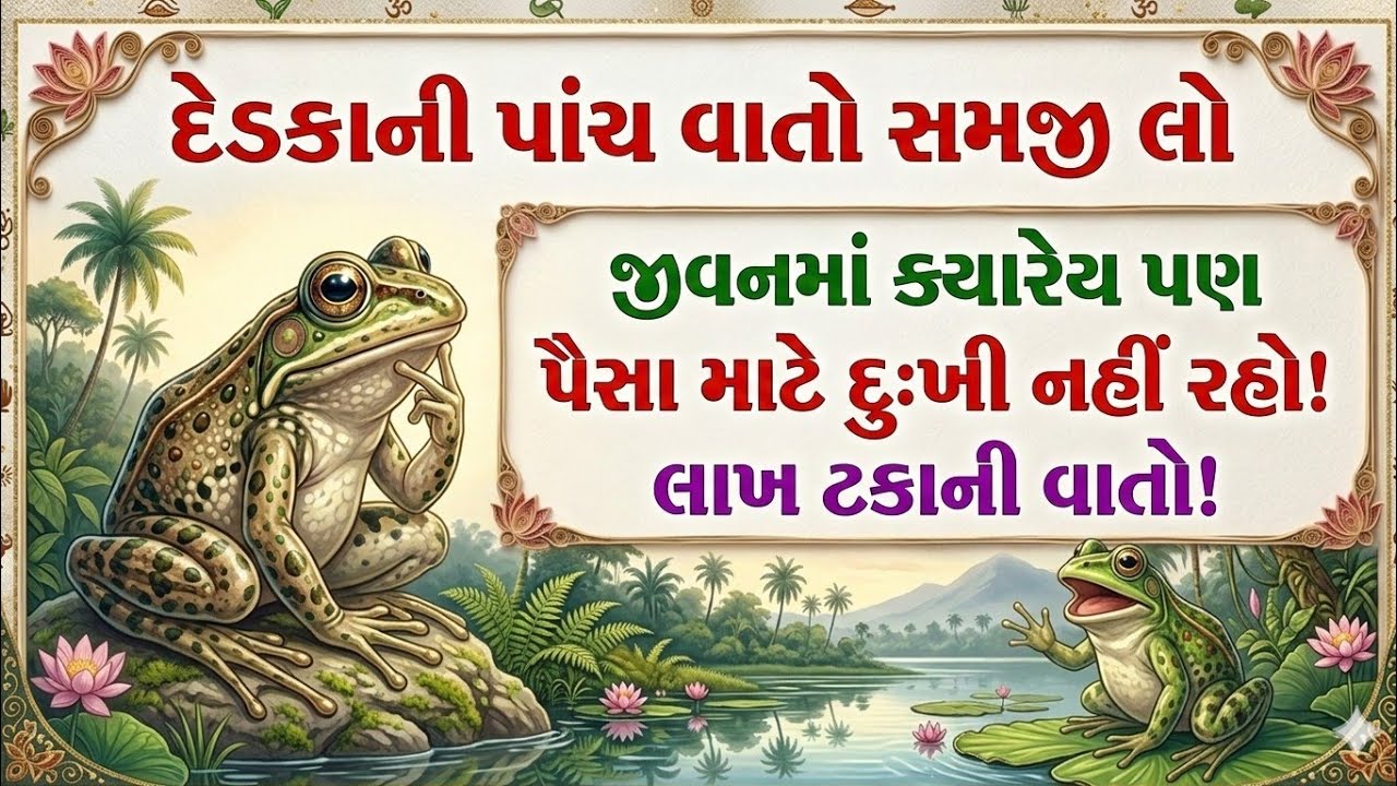 એક દેડકાએ જણાવ્યું કે ભગવાને કોઈને અમીર તો કોઈને ગરીબ કેમ બનાવ્યા? | Heart Touching Story Gujarati  